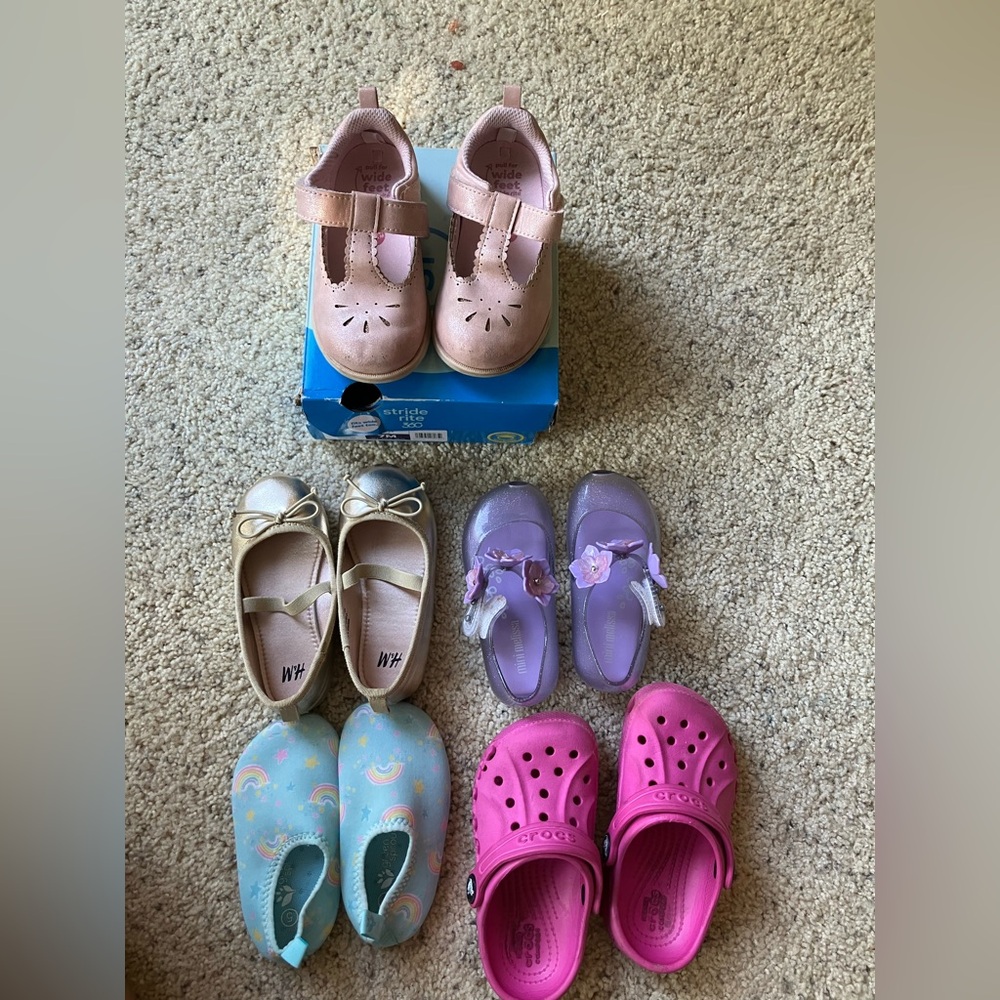 Stride Rite, Crocs Green Sprouts Water Shoes bundle